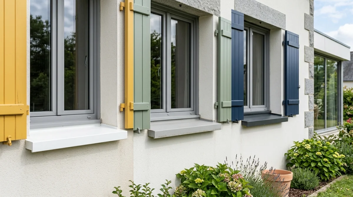 Quelle couleur choisir pour un appui de fenêtre selon la façade et les volets