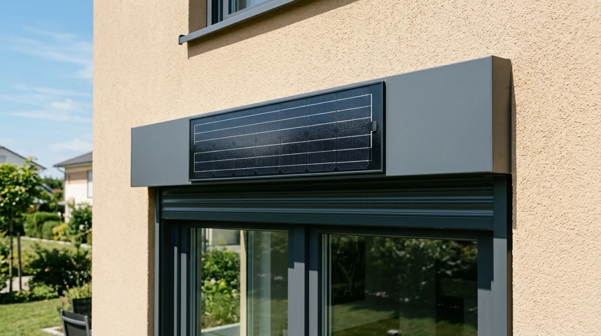 comment fonctionne un volet roulant solaire