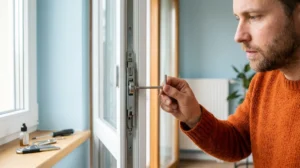 comment regler une porte fenetre 2 vantaux