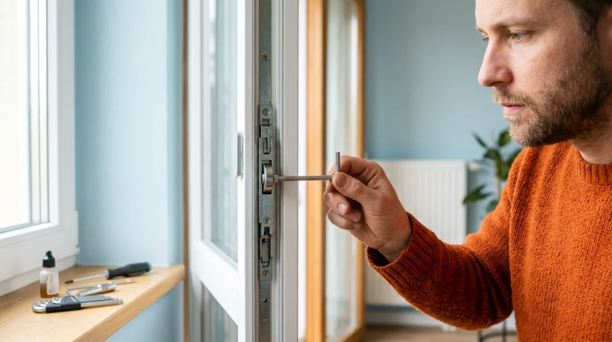 comment regler une porte fenetre 2 vantaux