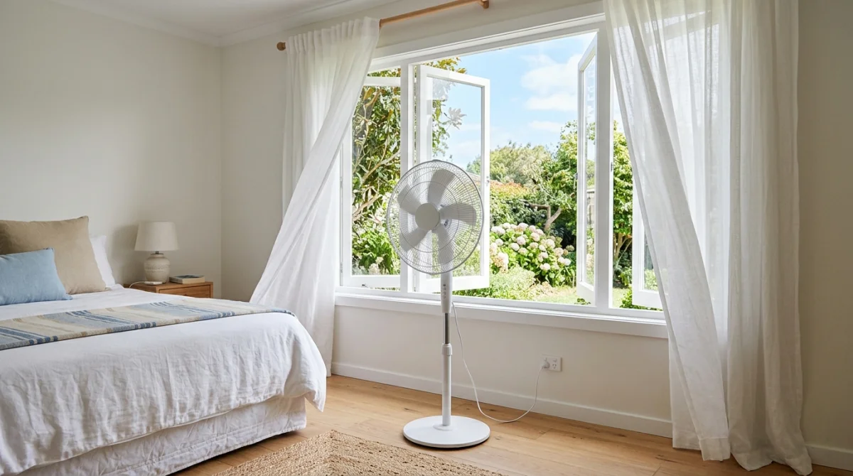 comment placer ventilateur devant fenetre
