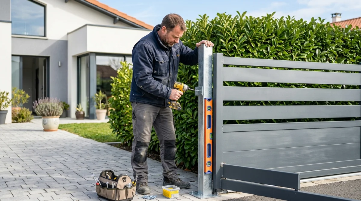 comment rallonger un portail en aluminium