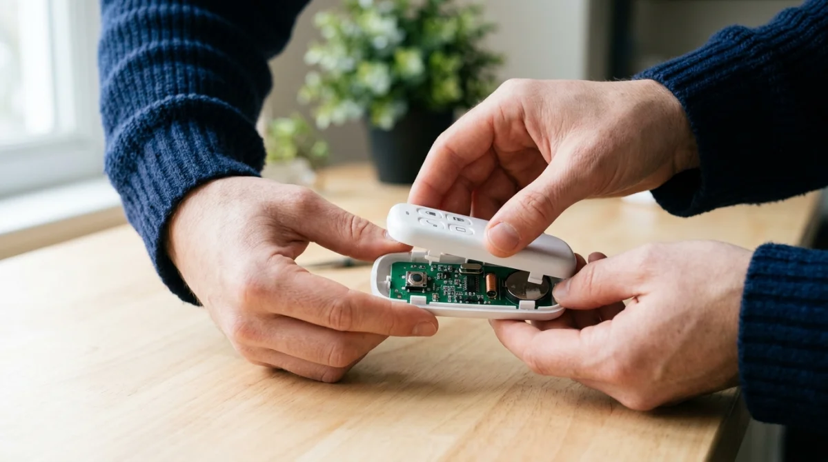 comment ouvrir une télécommande de portail