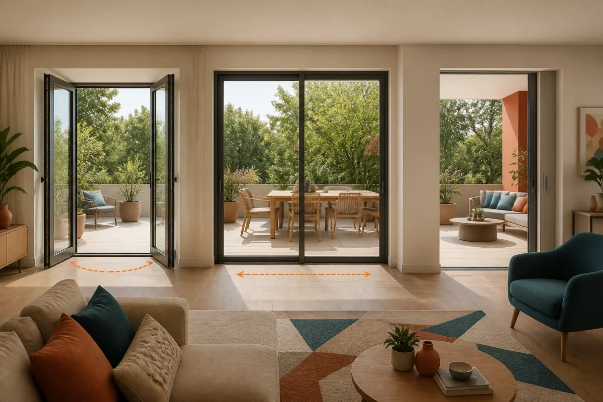 Porte-fenêtre ou baie vitrée, comment choisir selon votre logement