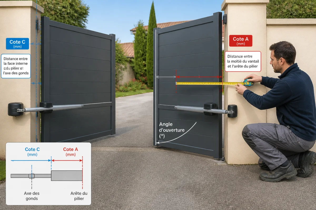 Choisir entre une motorisation de portail à vis sans fin ou à vérin