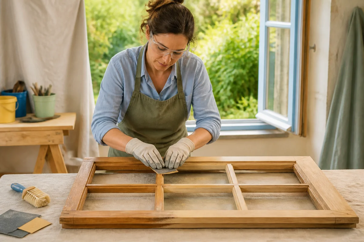 Préparer les fenêtres avant peinture pour un résultat net
