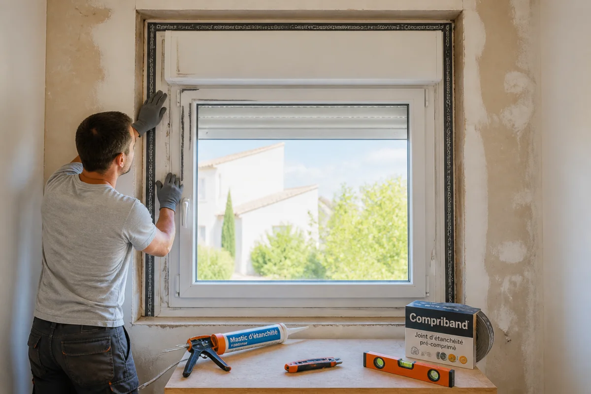 Comment poser une fenêtre avec volet roulant intégré en rénovation