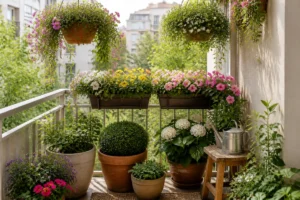 Comment aménager un balcon fleuri avec peu d’espace
