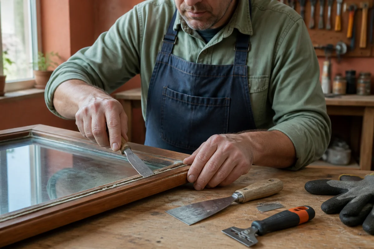 Comment enlever des joints de fenêtre qui coulent